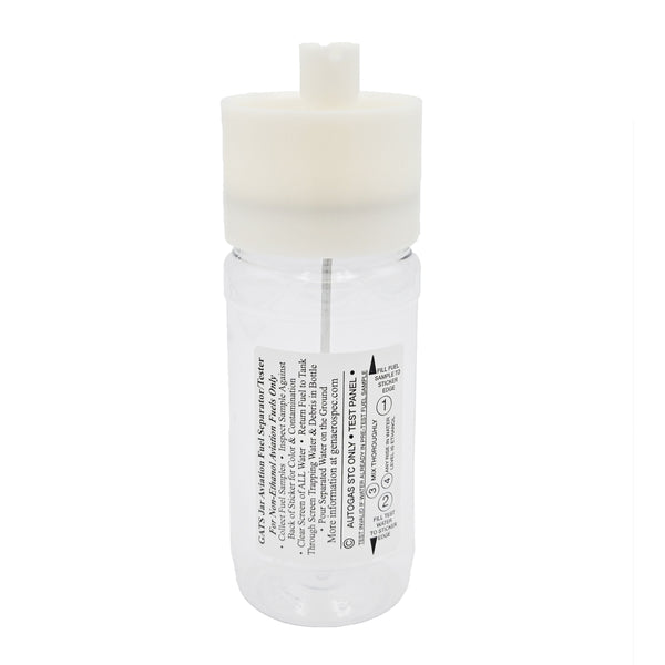 GATS Jar Fuel Tester 16 oz – Front View with Label and Volume Markings
