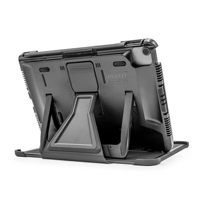 Rear angle of PIVOT A20A Atlas Series rugged iPad case