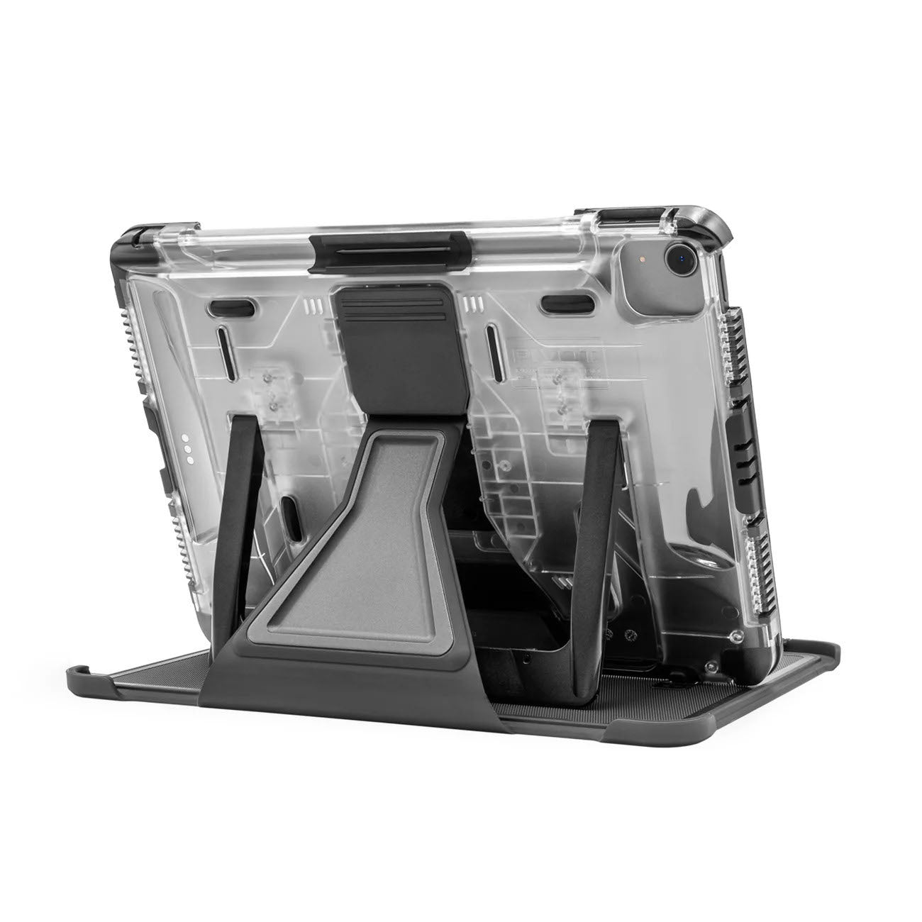 Clear PIVOT A20A Atlas Series rugged aviation iPad case rear view