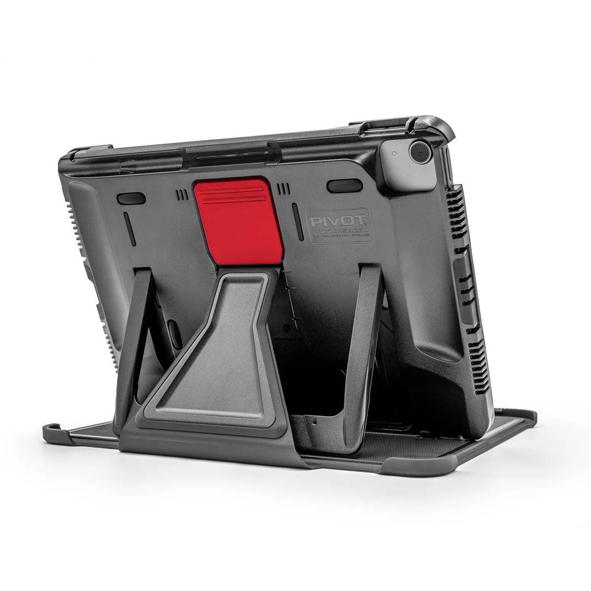 Black PIVOT A20A Atlas Series case with red PIVOT Click connector