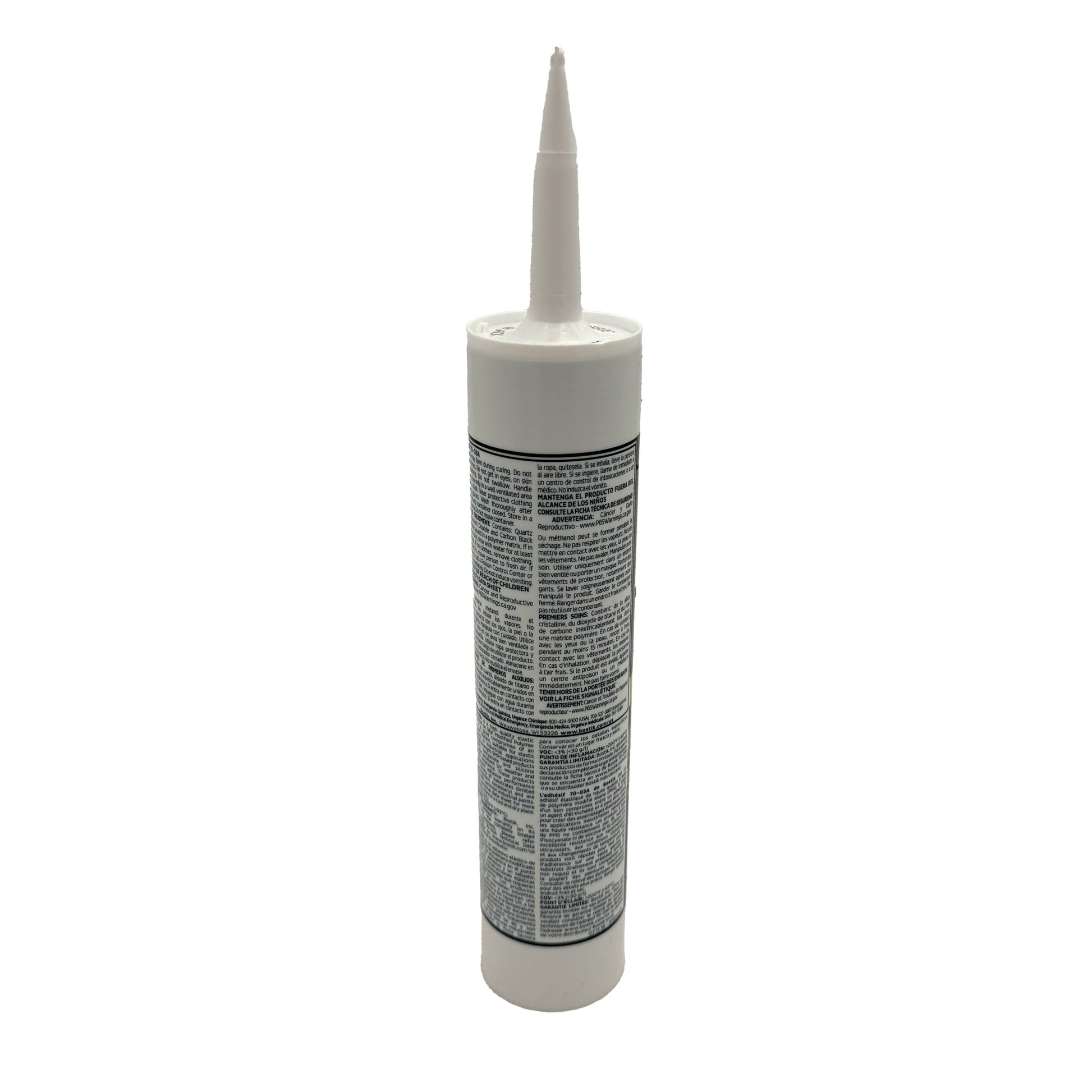 Bostik® 70-03A Silyl Modified Polymer Adhesive Sealant black cartridge, back