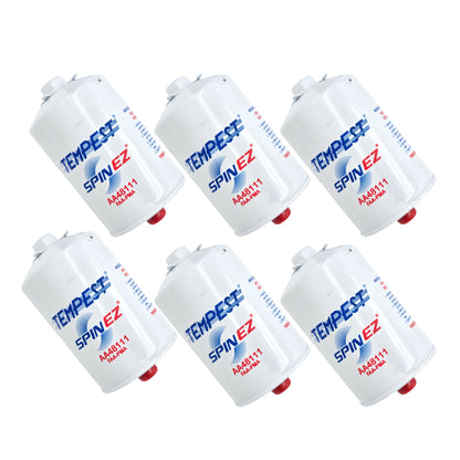 Tempest SPIN EZ Aircraft Oil Filter AA48111 – Case Pack of 6 Filters Displayed