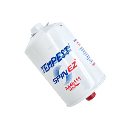 Tempest SPIN EZ Aircraft Oil Filter AA48111 – Front View Showing Product Label