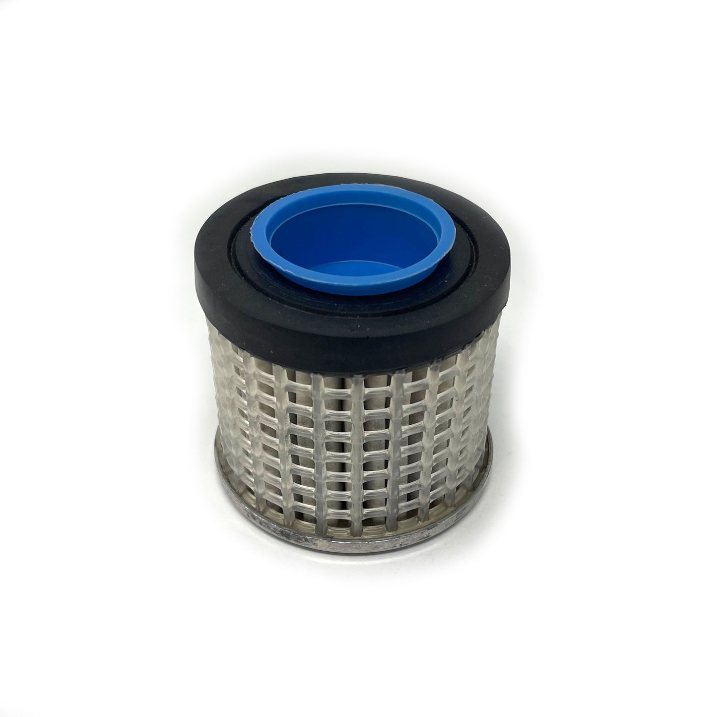 Bottom view of Tempest AAD9-14-5 FAA/PMA inlet filter – rubber seal and part number visible