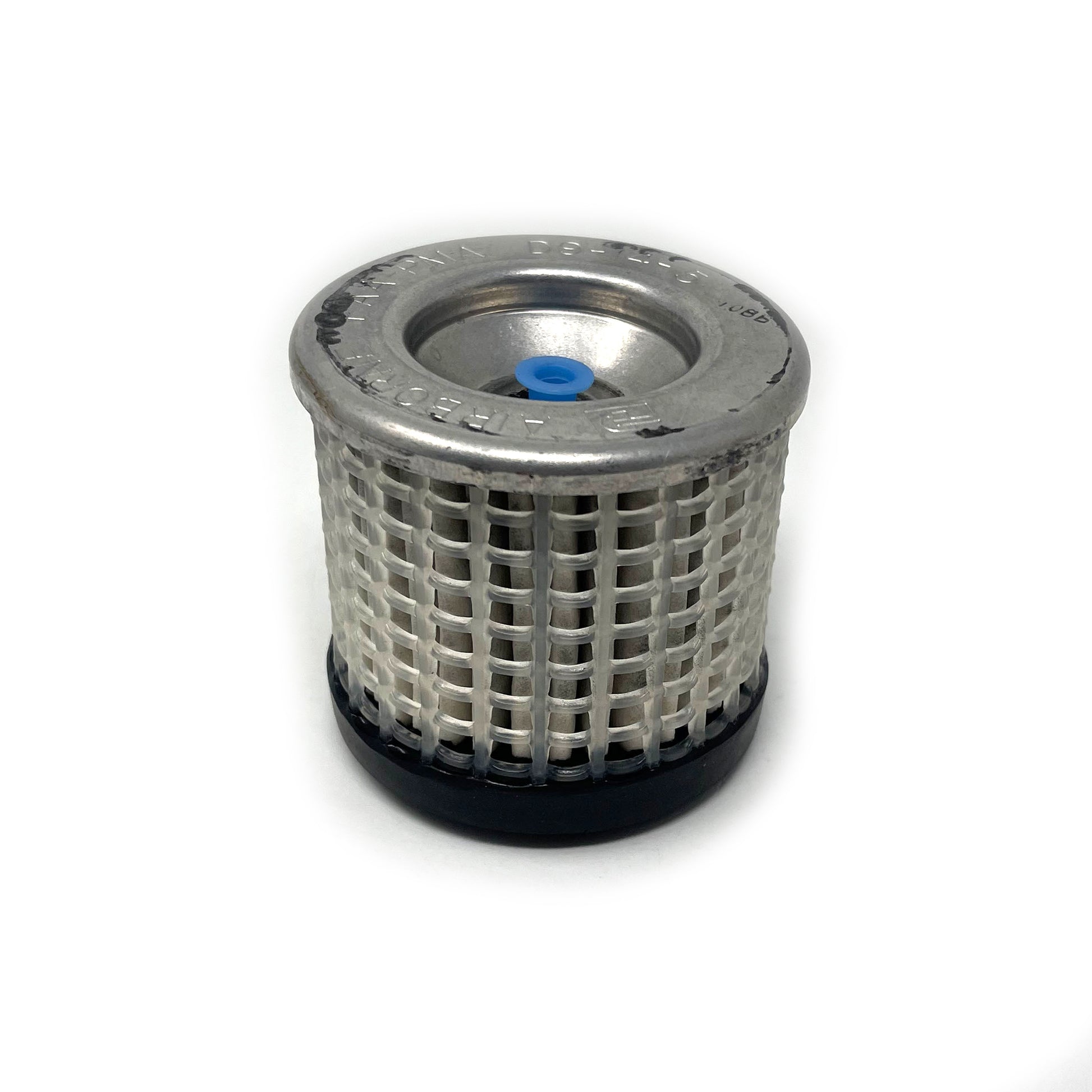 Top view of Tempest AAD9-14-5 vacuum filter – bonded end cap and pleated media