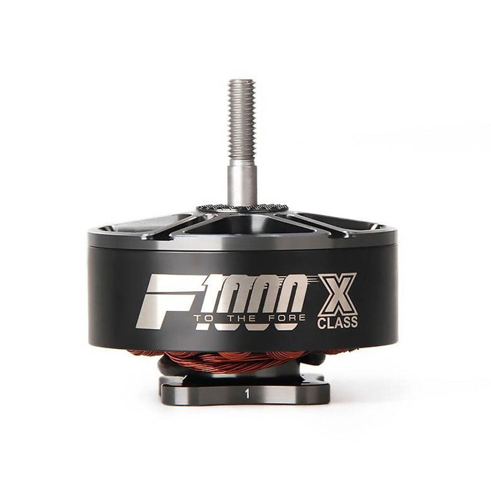 T-Motor F1000 300KV X-Class Brushless Motor – front view showing logo and shaft