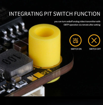 Anti-interference Switch Function with Yellow Cap Close-Up