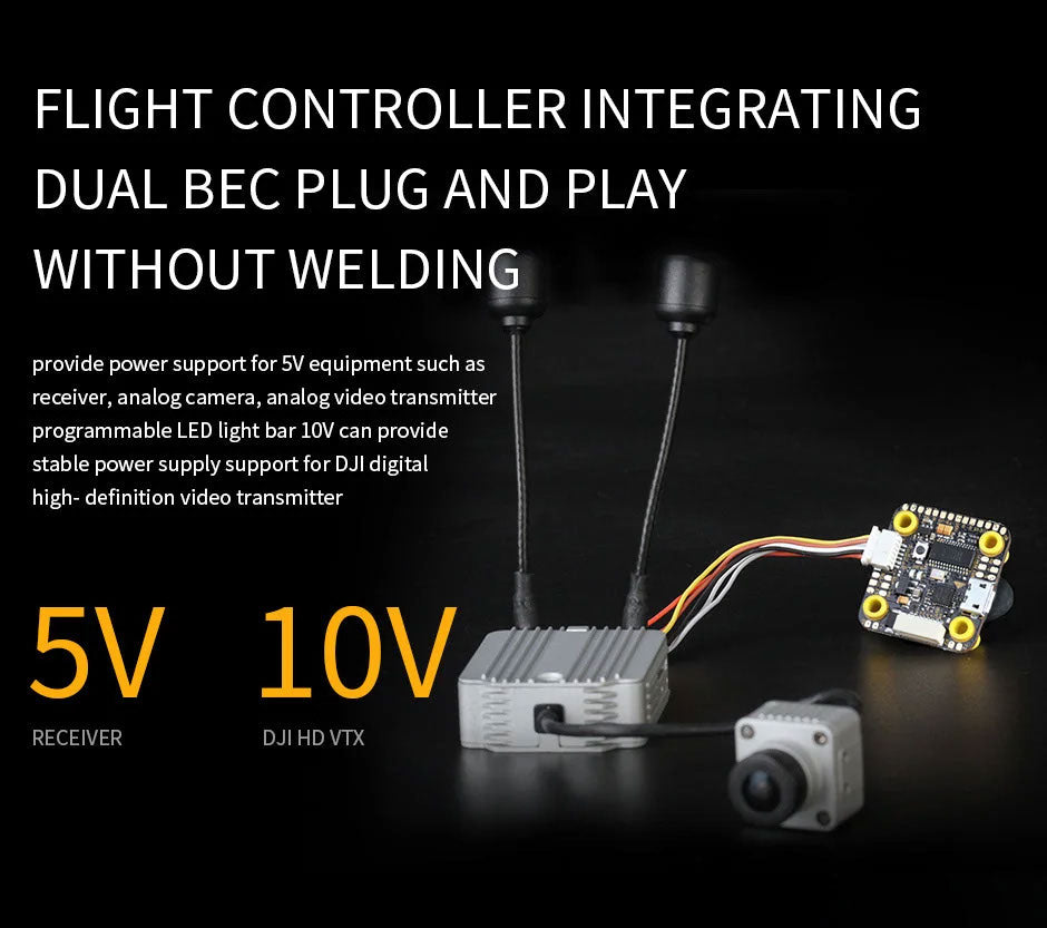Integrated FC with Clean Power for HD VTX and Receivers