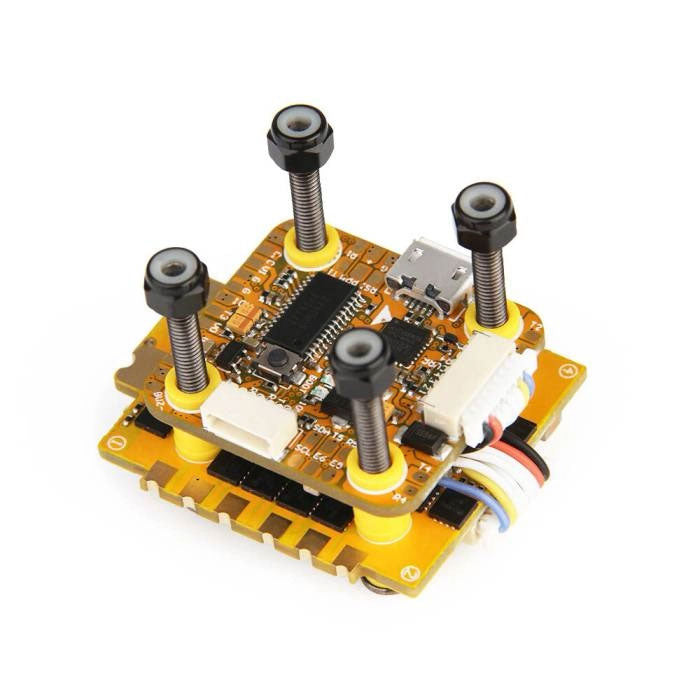 T‑Motor Mini F7 Stack – Side View with Mounting Hardware