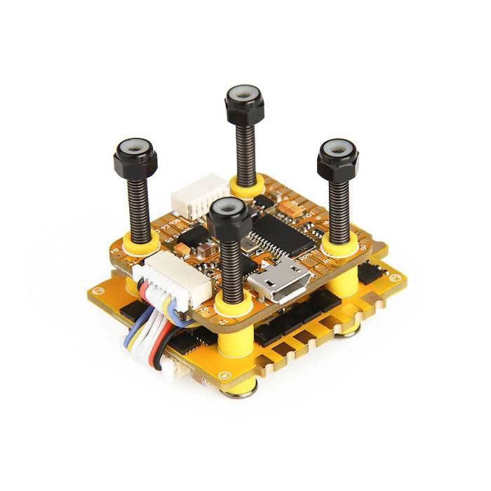 Assembled T‑Motor Mini F7 and F45A Stack – Angled View