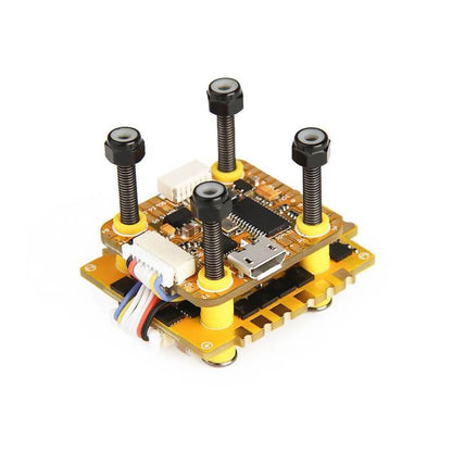 Assembled T‑Motor Mini F7 and F45A Stack – Angled View