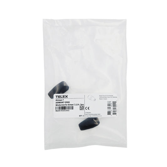Telex Microphone Windscreen 2-Pack AIRMAN7-0900 – Sealed in Retail Bag Packaging