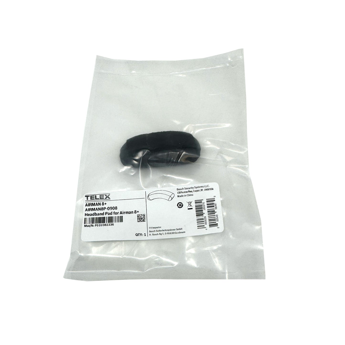 Telex AIRMAN8P-0908 Large Headband Pad in Retail Packaging for Airman 8+ Headset