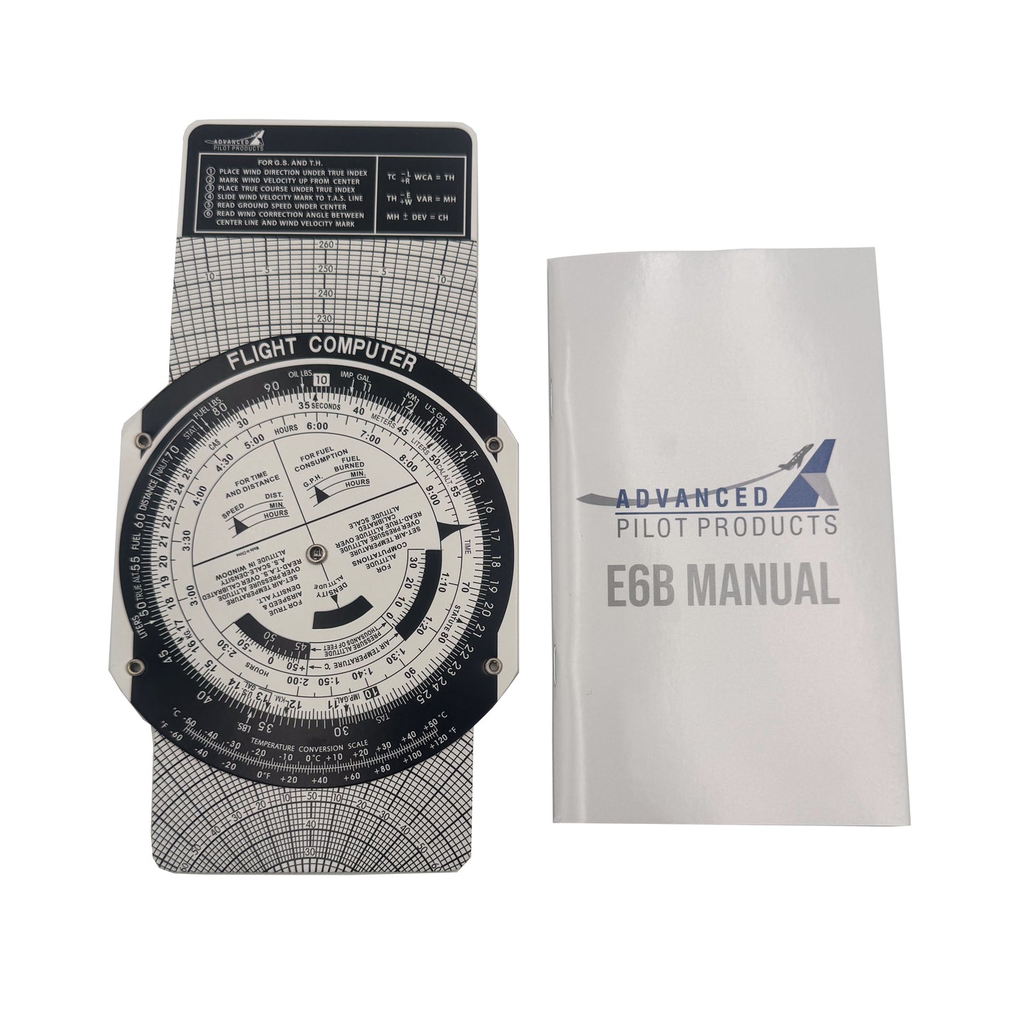 Advanced Pilot Products E6B Flight Computer – Student Pilot Slide Rule
