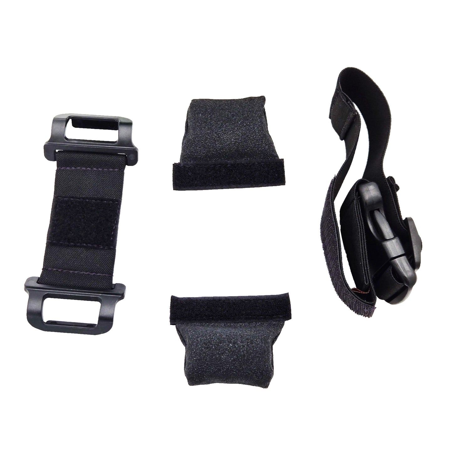 AppStrap 5(S) Pilot Kneeboard – Complete Set Laid Out with Strap, Mount, and Case Adapter