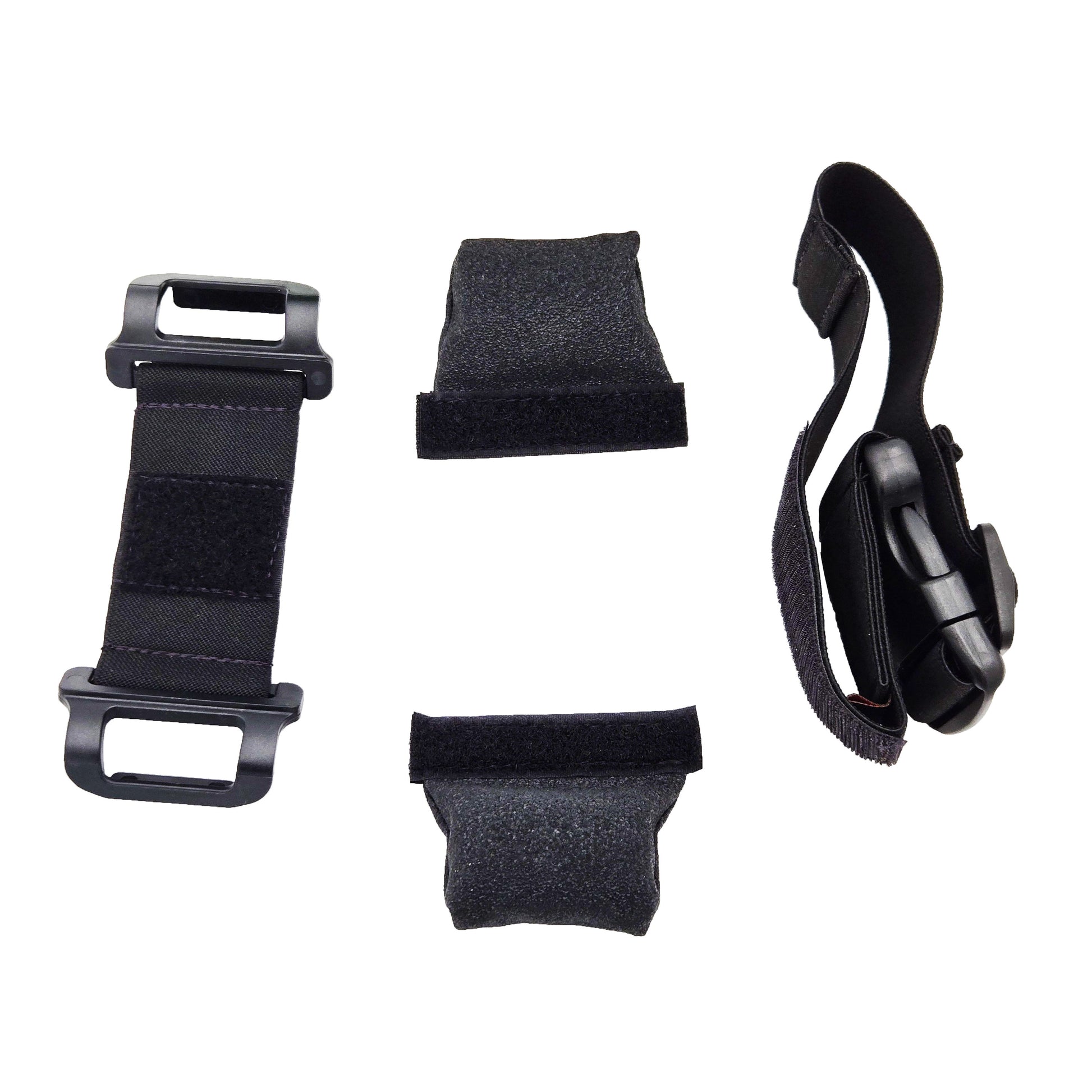 AppStrap 5(S) Pilot Kneeboard – Complete Set Laid Out with Strap, Mount, and Case Adapter