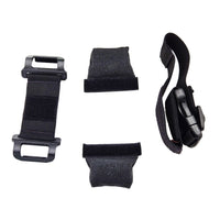 AppStrap 5(S) Pilot Kneeboard – Complete Set Laid Out with Strap, Mount, and Case Adapter