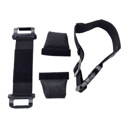 AppStrap 5 Pilot Kneeboard – Unboxed Components Laid Out Including Strap and Mount Base