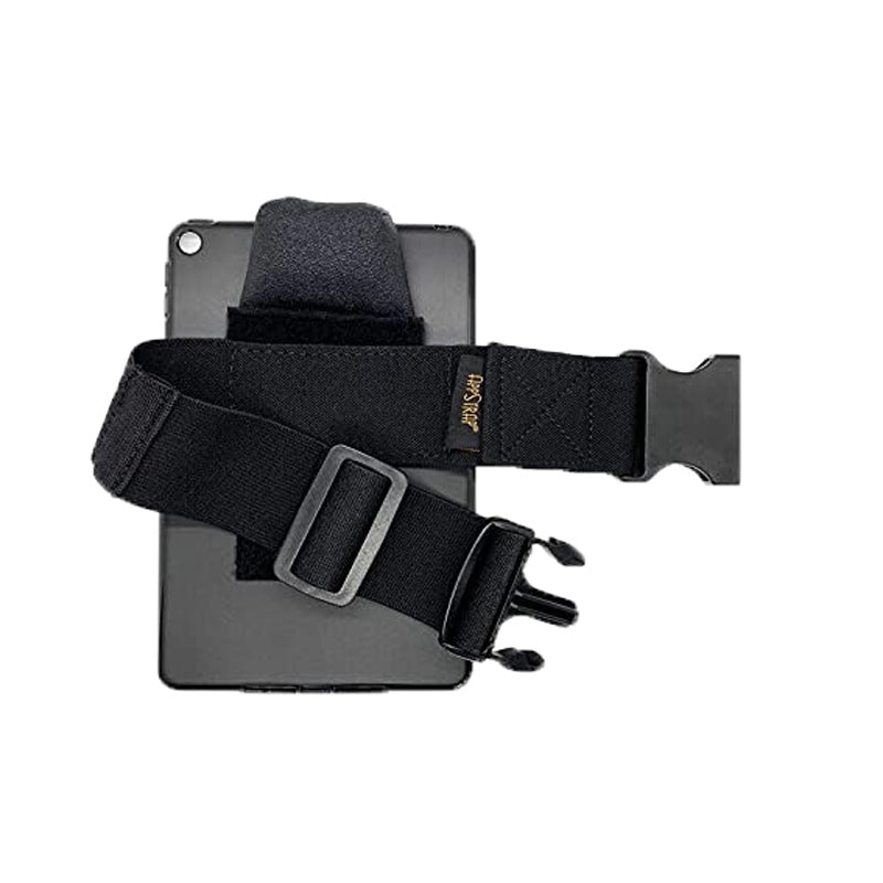 AppStrap® iPad Air® Kneeboard with leg strap installed on back of gel case