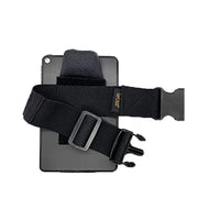 AppStrap® iPad Air® Kneeboard with leg strap installed on back of gel case