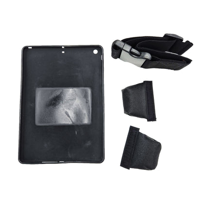 AppStrap iPad Air Kneeboard – Unboxed Front View of Gel Case and Mount Components