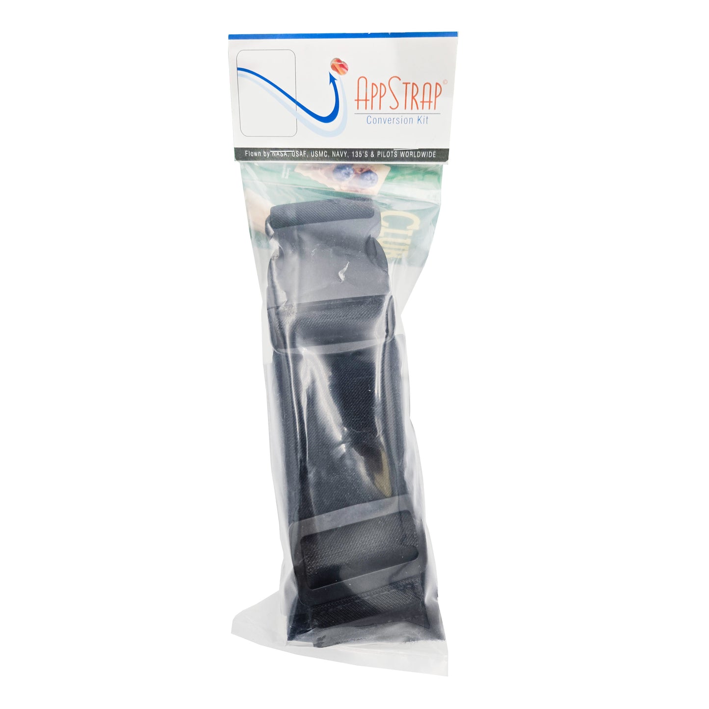 AppStrap Kneeboard Conversion Kit AS-CK – Front View in Packaging for Universal Tablet Mount