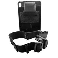 Back of AppStrap® iPad Mini® Gen 6 case showing Velcro® attachment area without leg strap installed