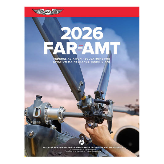 ASA 2026 FAR-AMT Front Cover – Aviation Maintenance Regulations