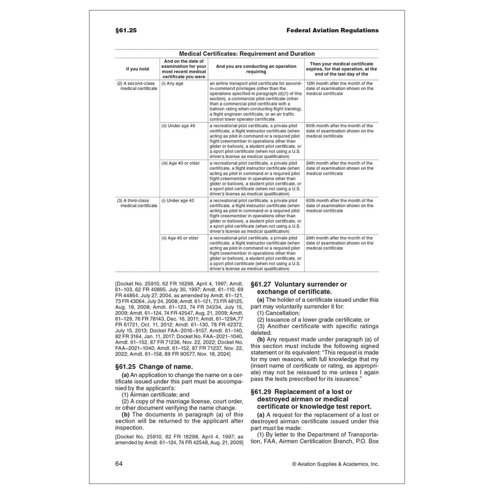 ASA 2026 FAR/AIM Sample Page with Full-Color AIM Figures