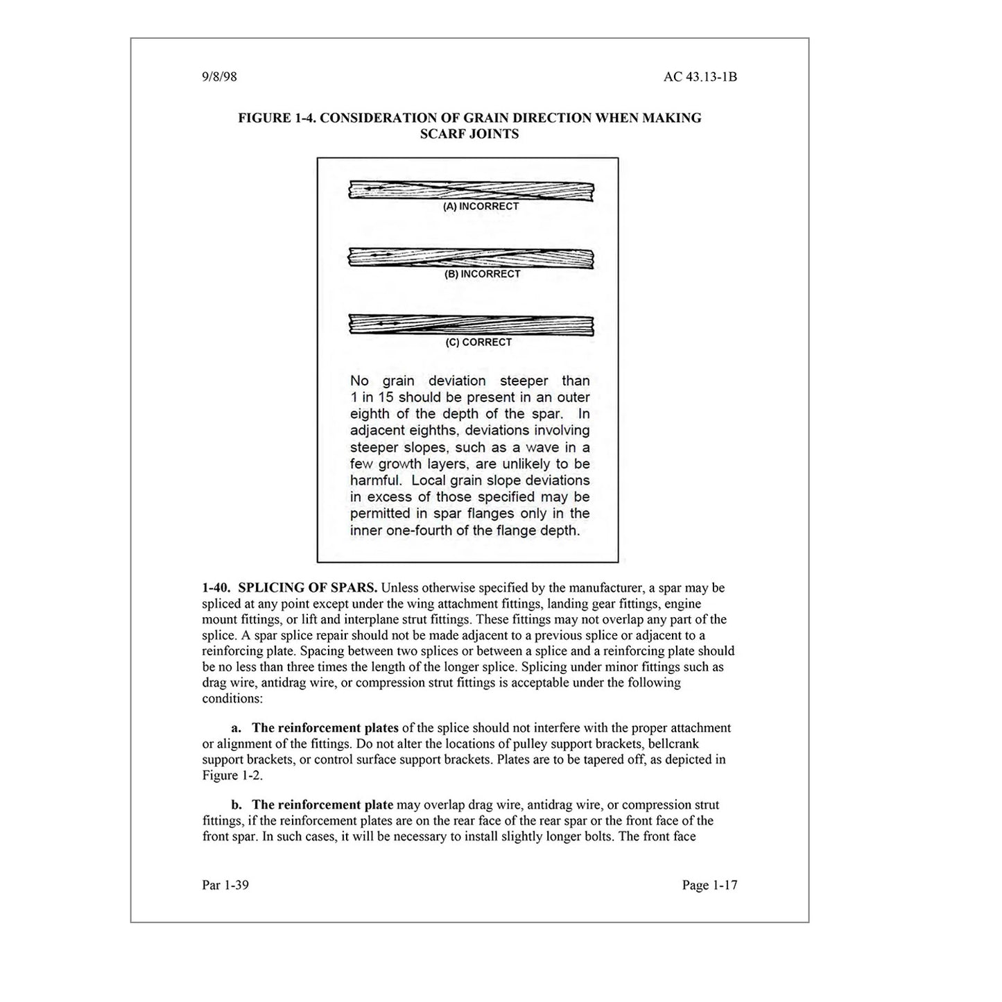 Sample Page from ASA AC43.13-2025 Aircraft Repair & Alterations Manual