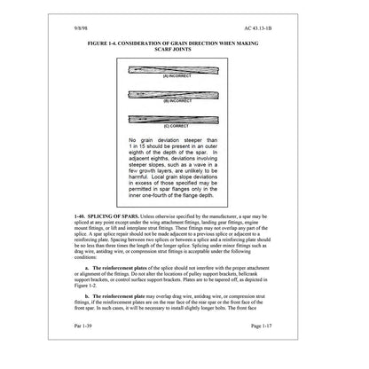 Sample Page from ASA AC43.13-2025 Aircraft Repair & Alterations Manual