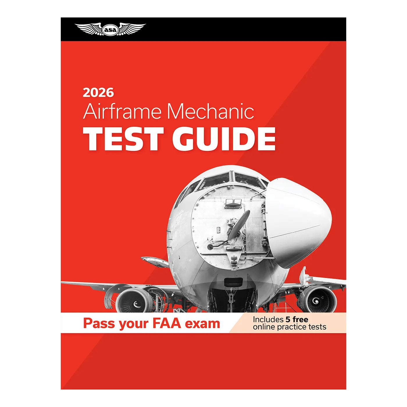 ASA 2026 Airframe Test Guide Softcover Book Cover