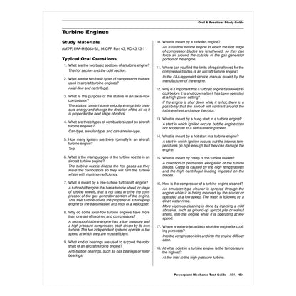 Sample Page from ASA 2026 Powerplant Test Guide – FAA Exam Content