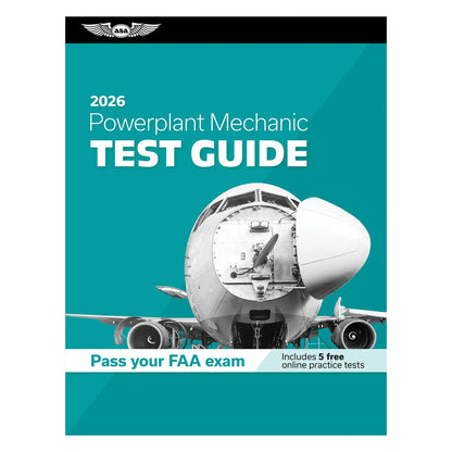 ASA 2026 Powerplant Test Guide Softcover Book Cover