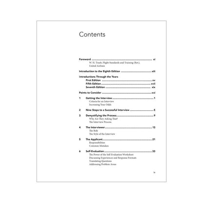 Checklist for Success Sample Page Featuring Resume Examples