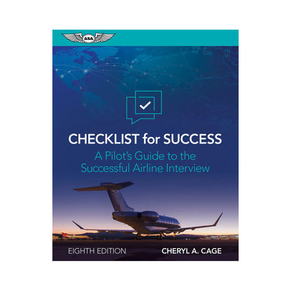 Checklist for Success 8th Edition Front Cover – Airline Pilot Interview Guide