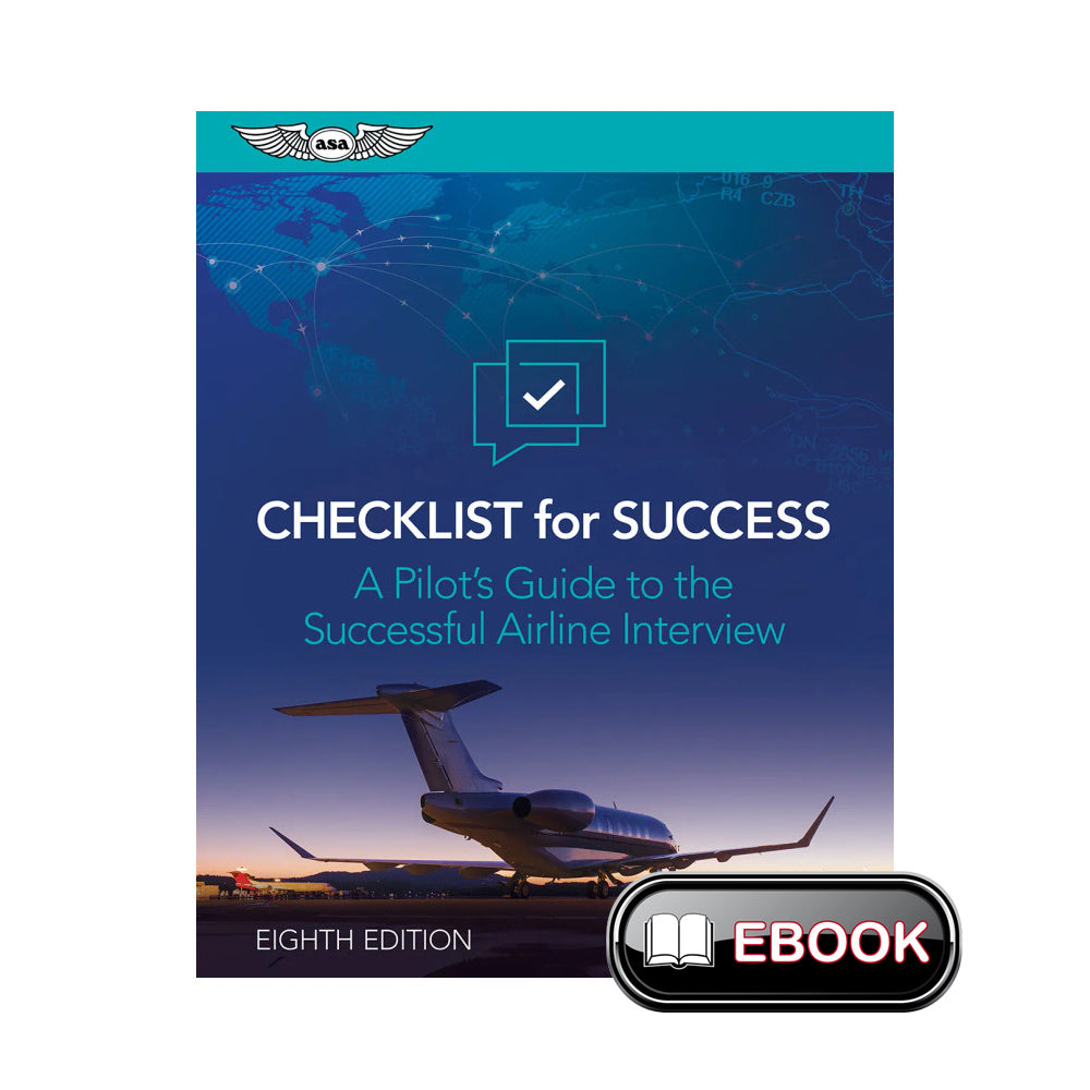 Checklist for Success 8th Edition eBook Cover – Airline Pilot Interview Guide