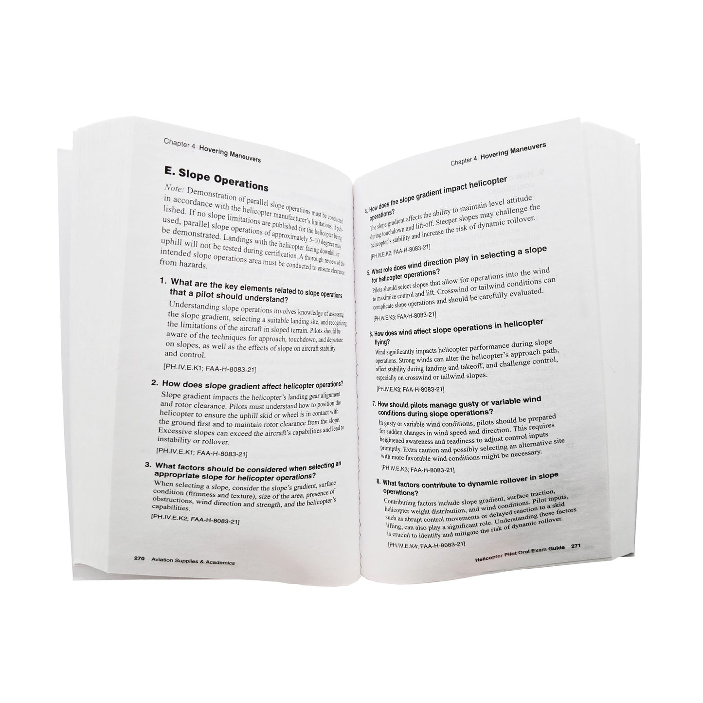 ASA Oral Exam Guide: Helicopter – Open View Displaying Interior Pages and Format