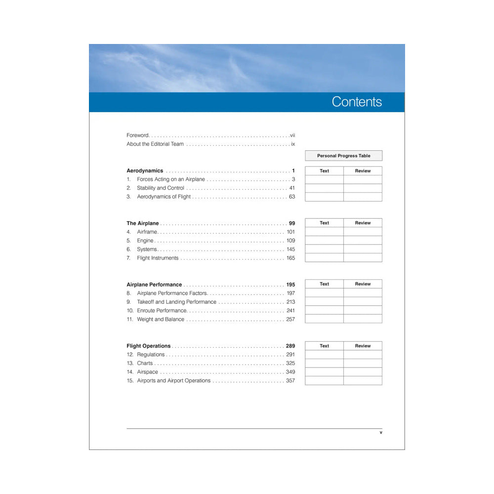 Ground School Sample Page Showing Aircraft Systems Illustration