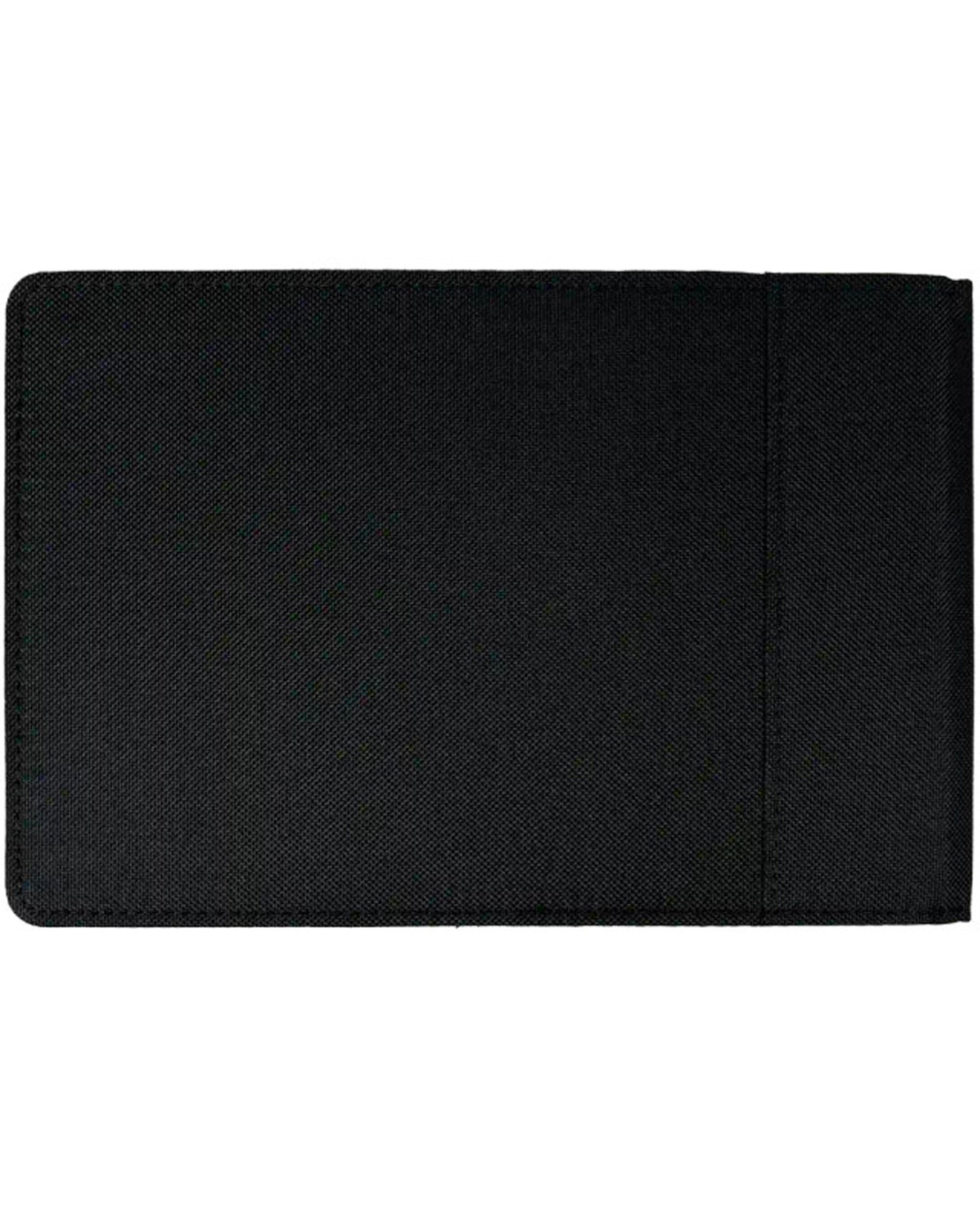 ASA SP-57 Pilot Logbook Cover - Back view showcasing rugged water-resistant 600D canvas construction for protecting flight records.