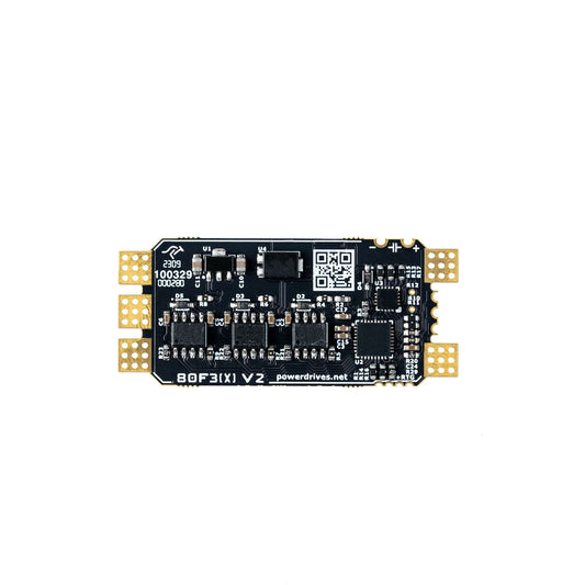 APD 80F3(X) V2 80A 8S Brushless ESC – Top View of High-Performance UAV Motor Controller