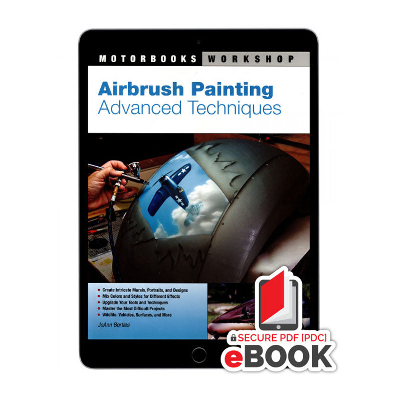 Airbrush Painting Advanced Techniques digital eBook covering advanced airbrush and custom-painting methods