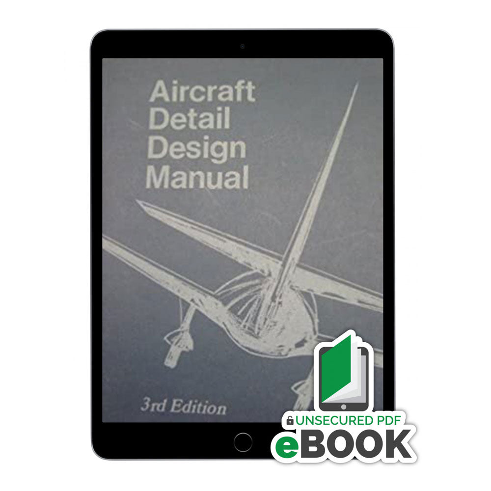 Aircraft Detail Design Manual digital eBook covering aircraft engineering and aerospace design concepts