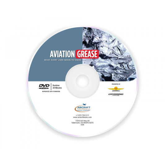 Aviation Grease DVD demonstrating aviation bearing cleaning and re-greasing procedures