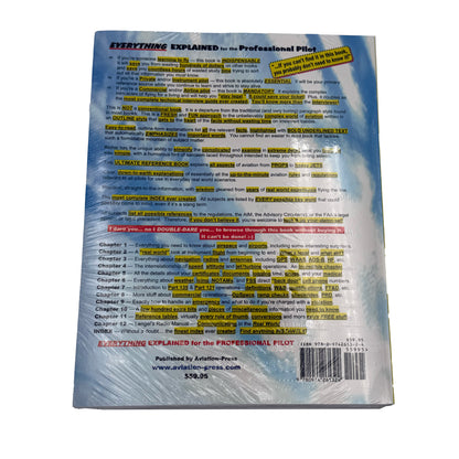 Everything Explained for the Professional Pilot (Newest Edition), back