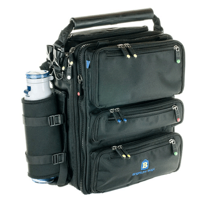 BrightLine Bags B4 Swift Flight Bag with water bottle pocket, modular pilot bag