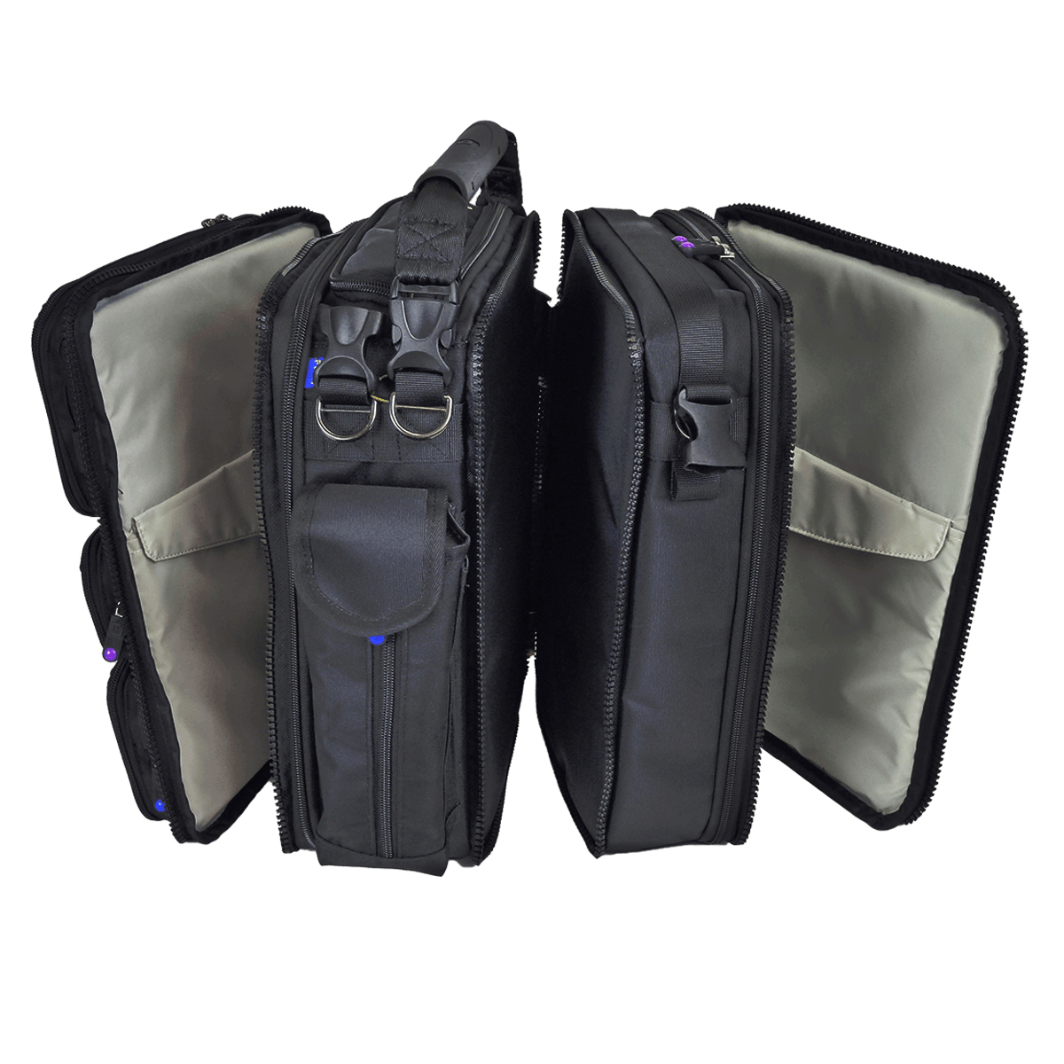 BrightLine Bags FLEX B7 Flight modular pilot bag with multiple storage sections