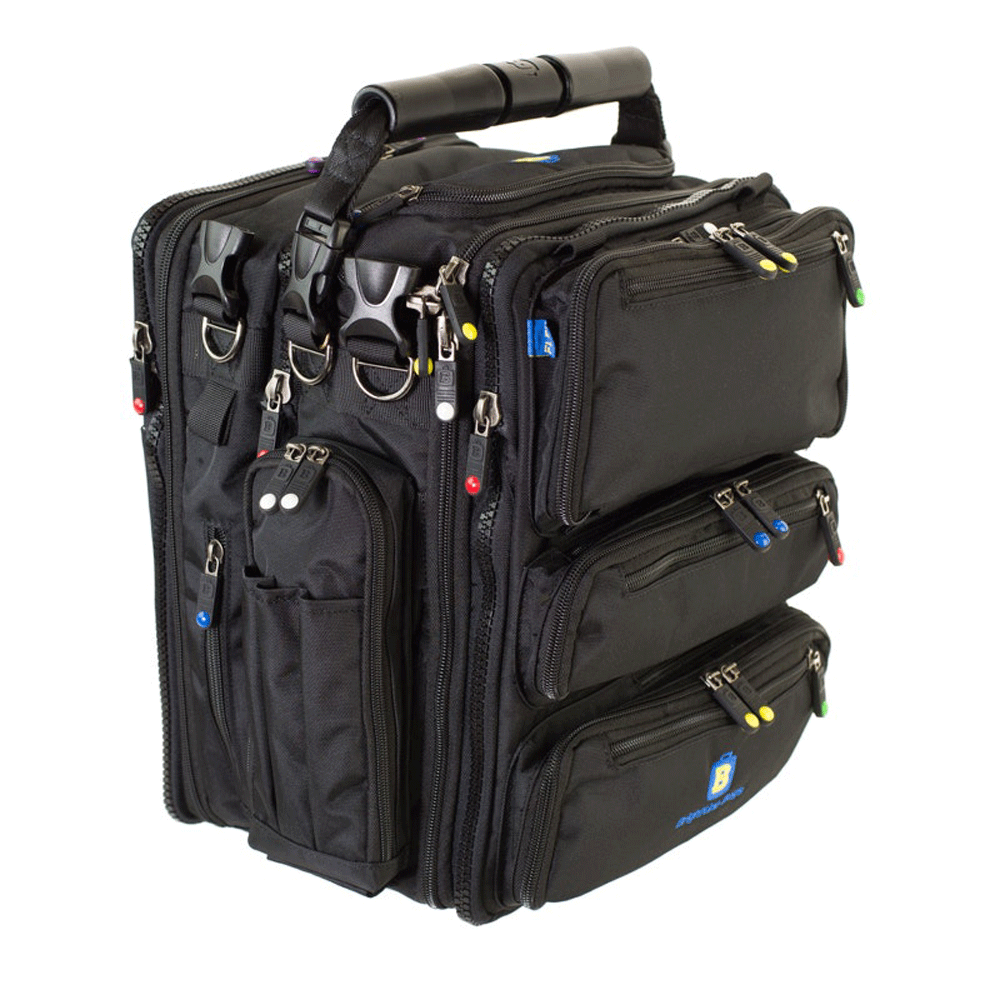 BrightLine B7 Flight Echo bag with charts, headsets, iPads storage