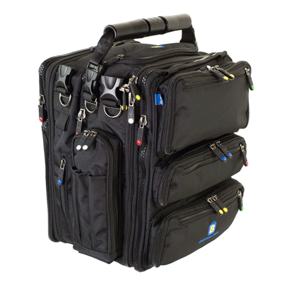 BrightLine B7 Flight Echo bag with charts, headsets, iPads storage