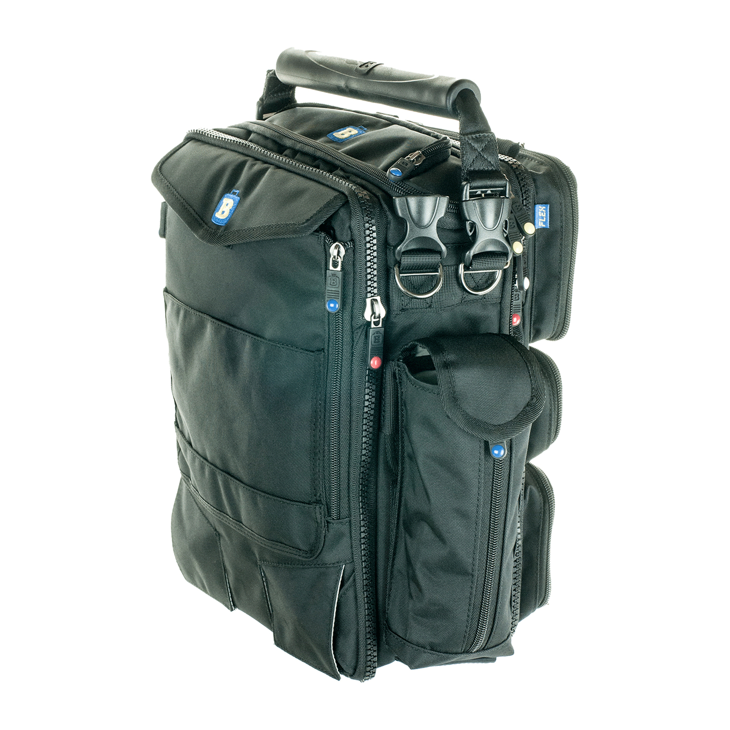 BrightLine Bags Pack Cap Rear – FLEX System module with built-in backpack straps